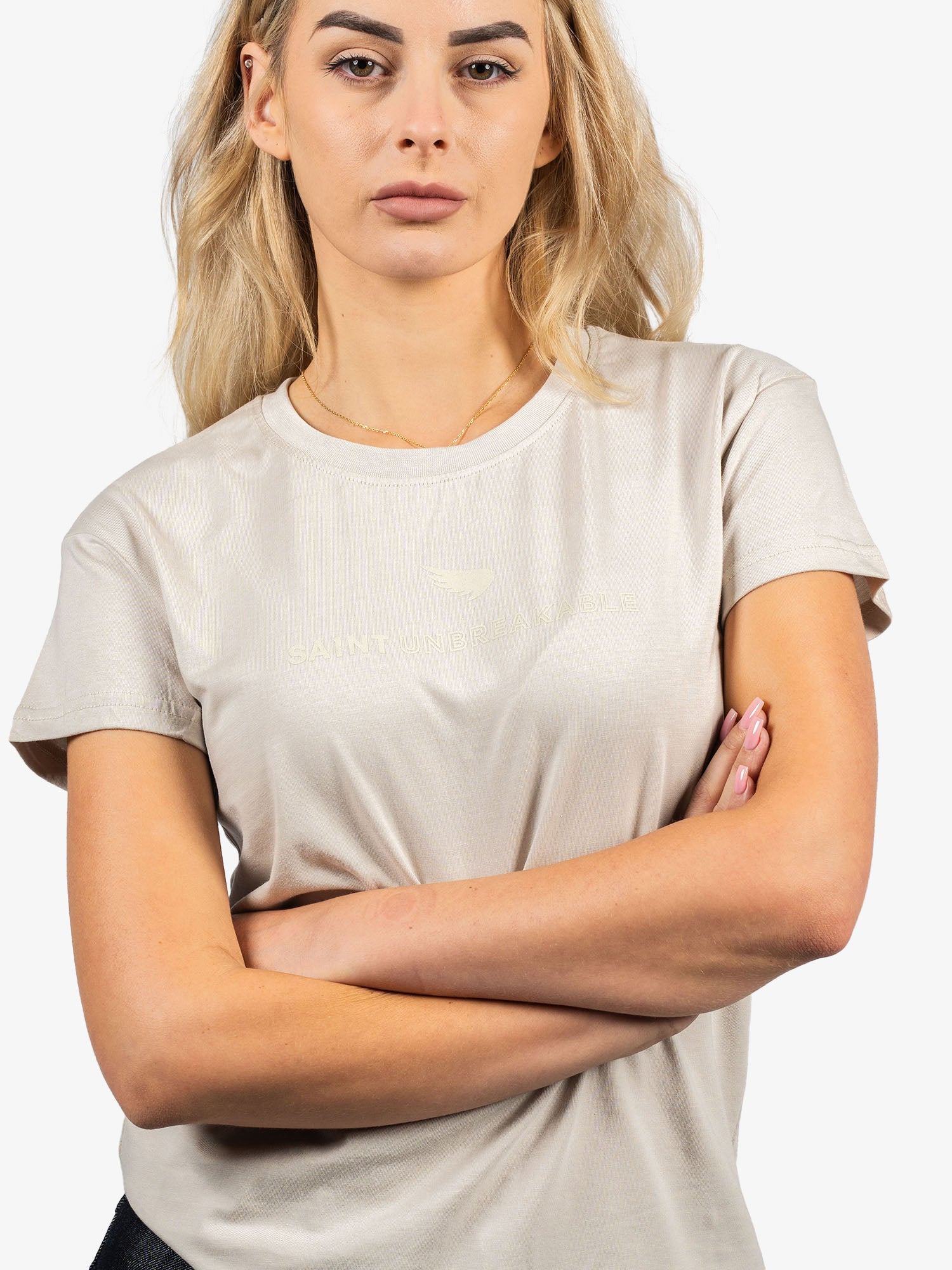 Women's SA1NT Wing T-Shirt - Stone