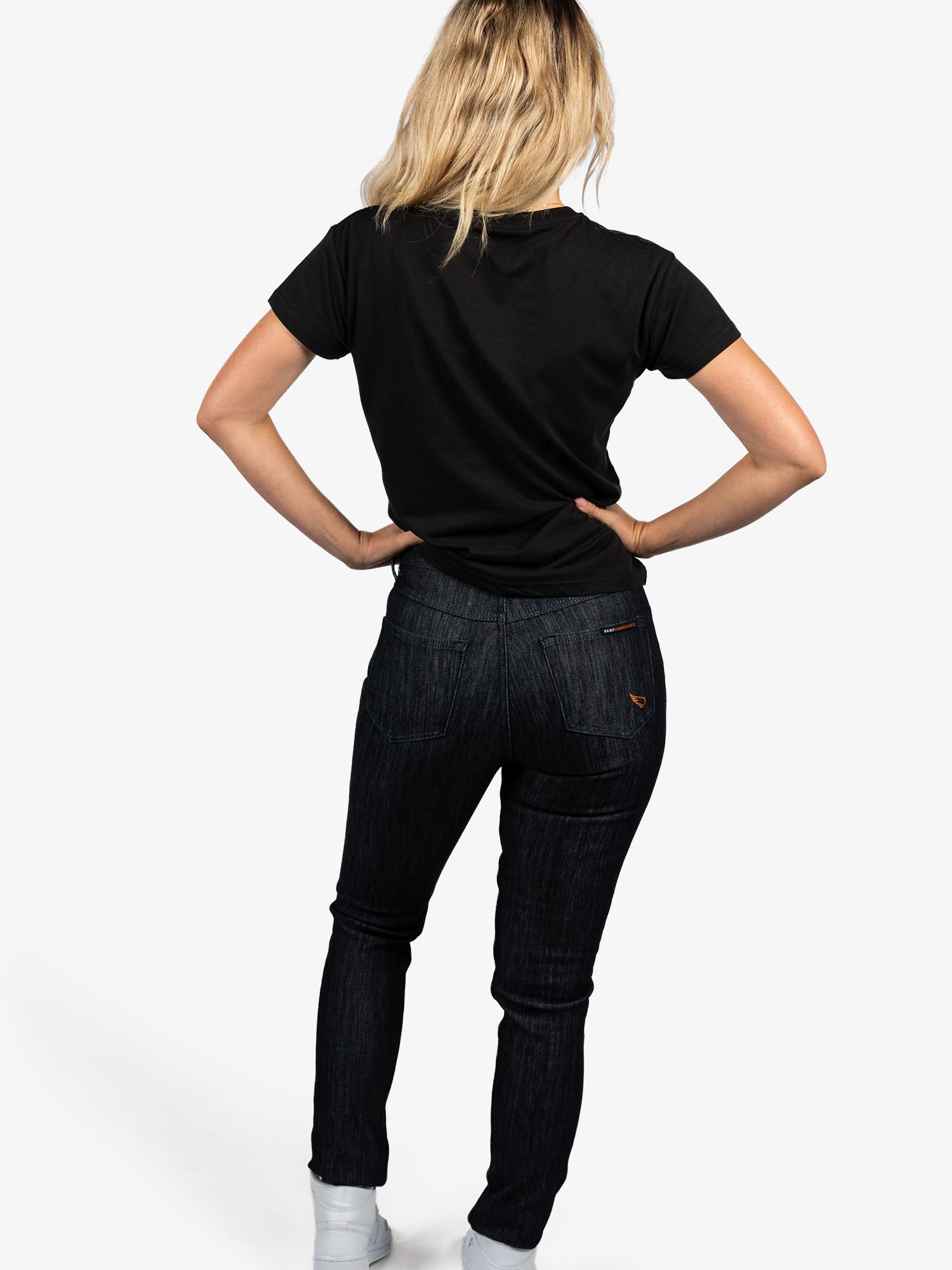 Womens SA1NT Wing Tee - Black