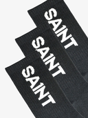 SA1NT Bamboo Crew Socks, 3 Pack | Black
