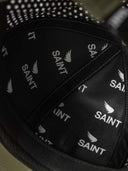 Saint 3D Logo Mesh Snapback - Black