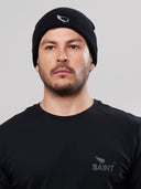 SA1NT Skull Beanie | Black