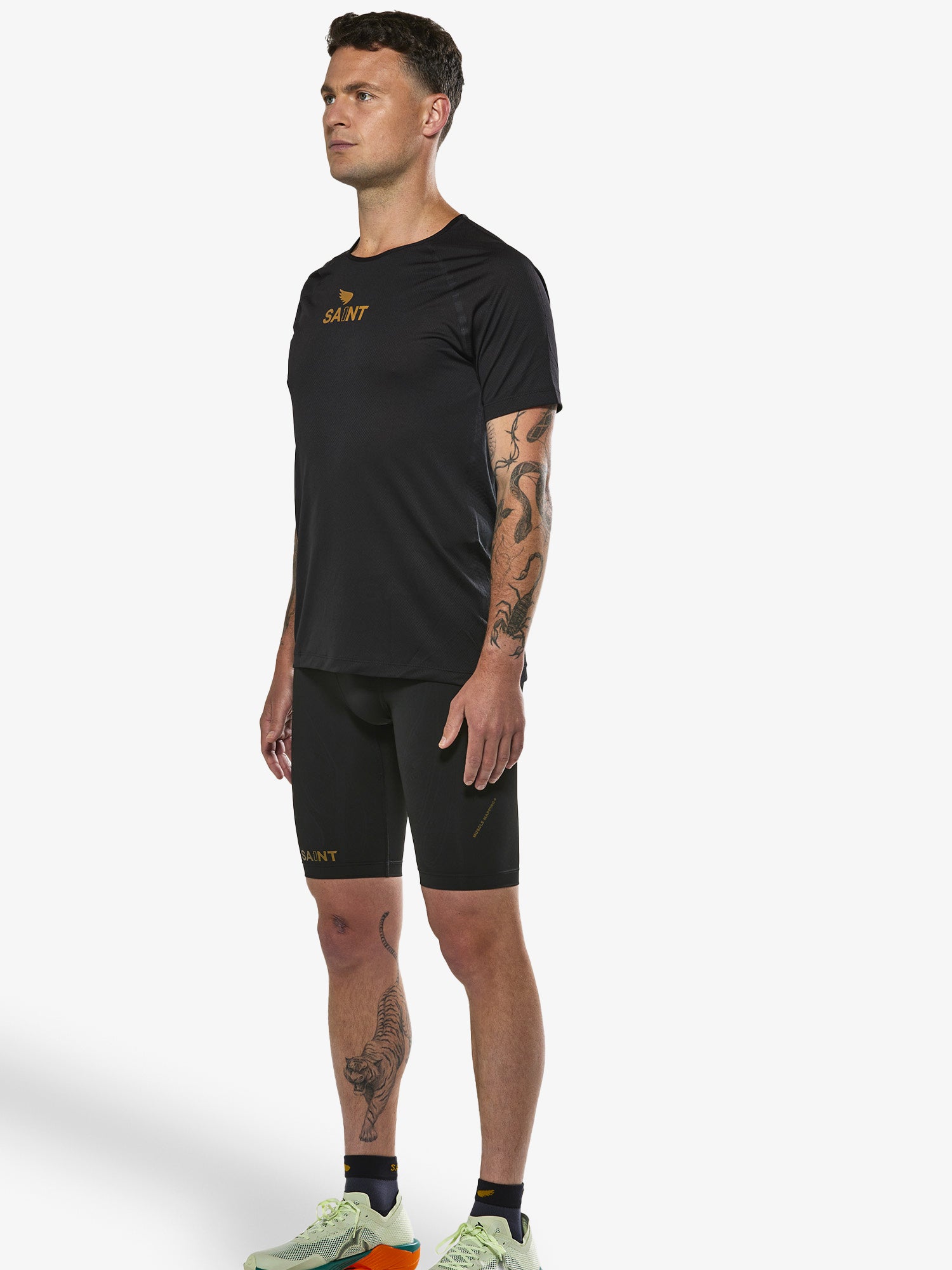 Men's P1 Elite Run Top - Black