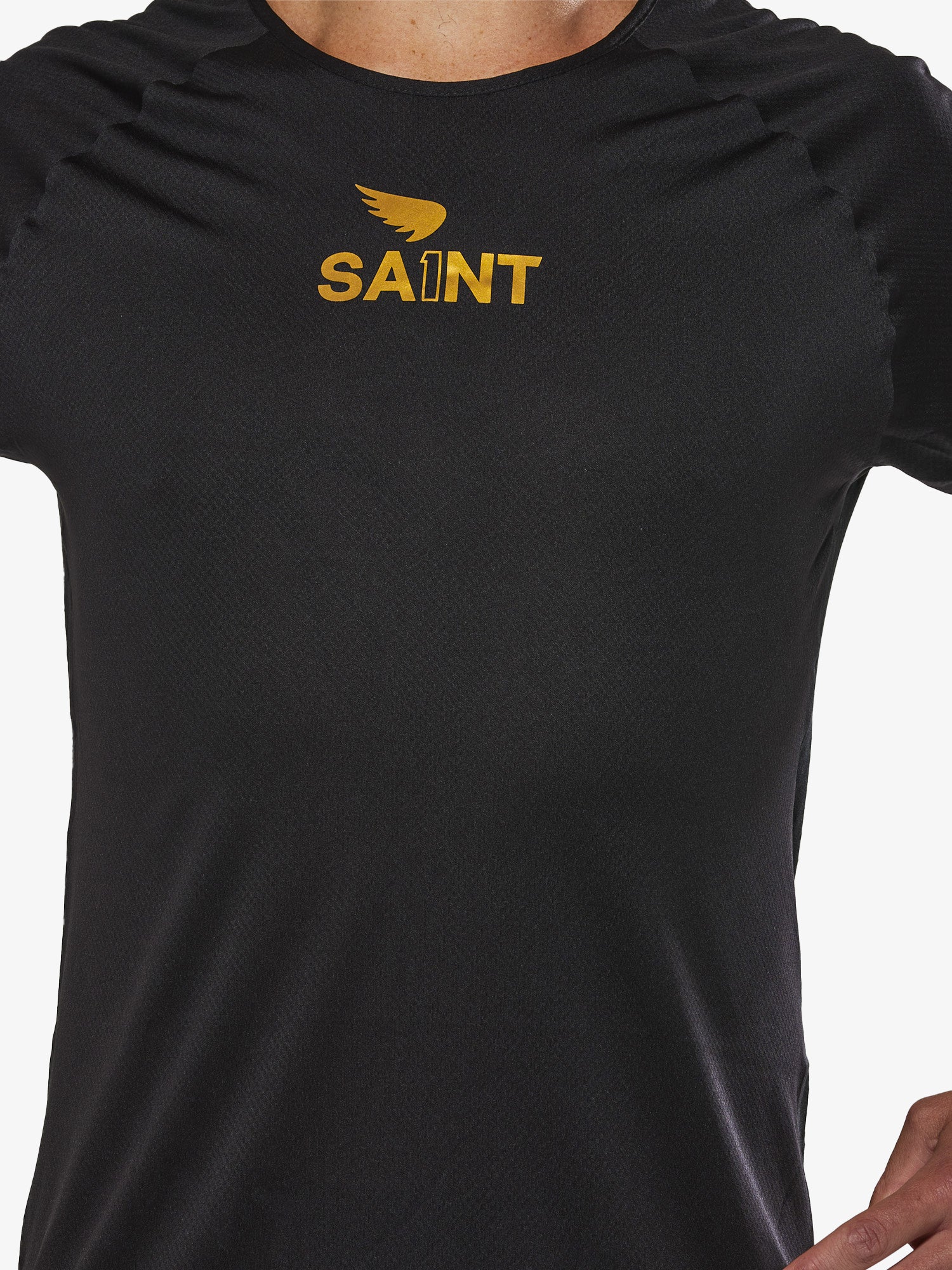 Men's P1 Elite Run Top - Black