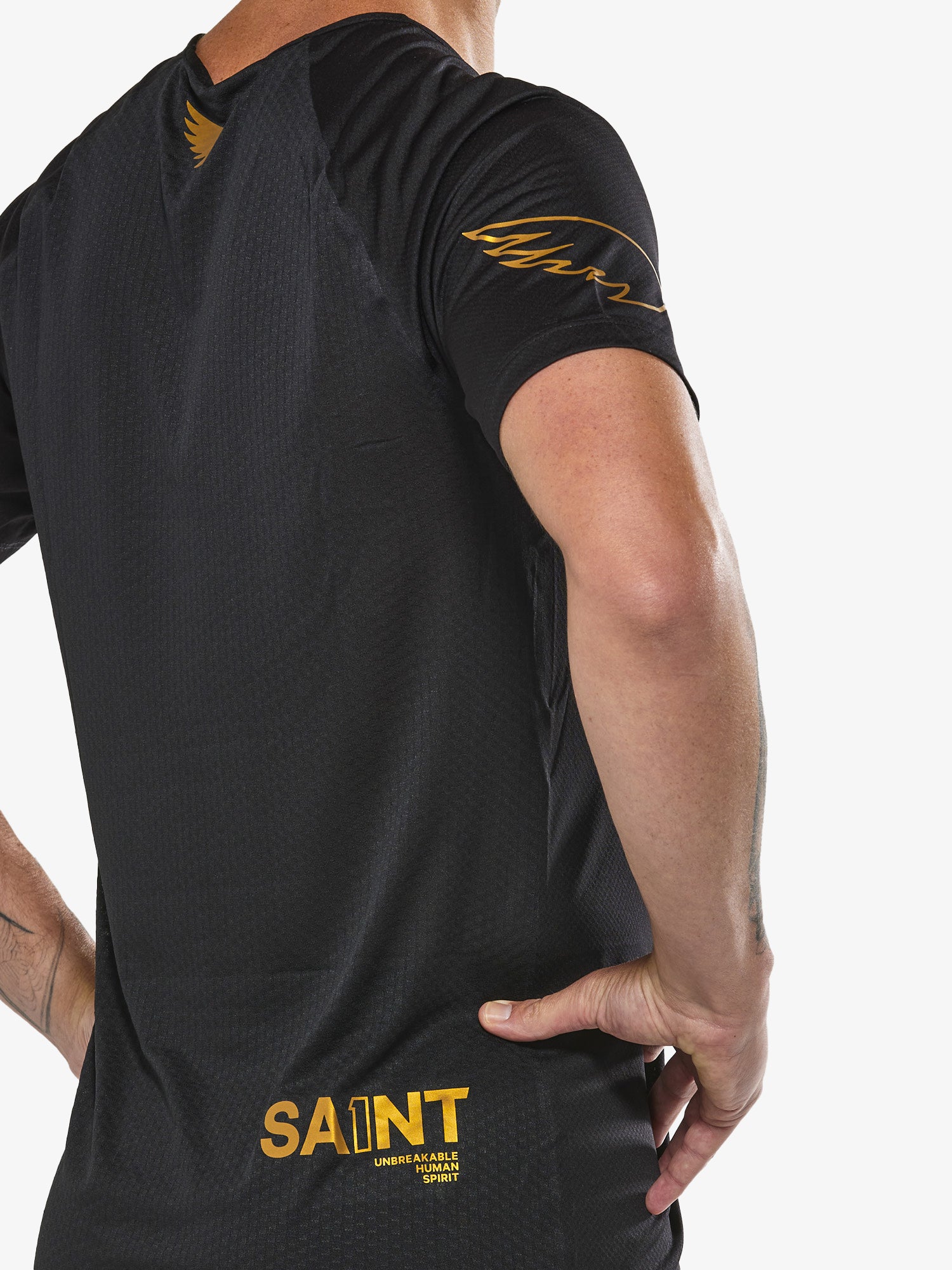 Men's P1 Elite Run Top - Black