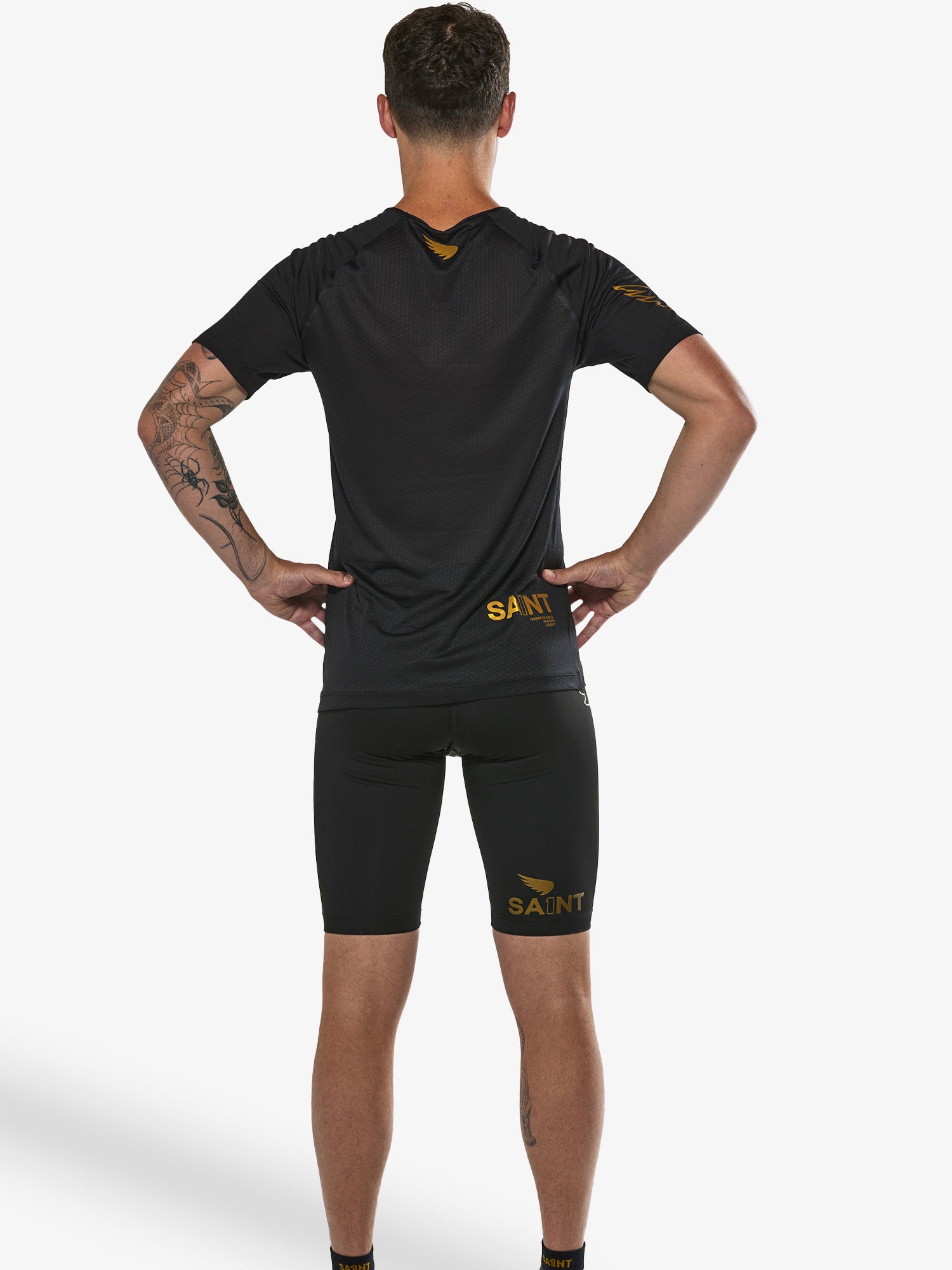 Men's P1 Elite Run Top - Black
