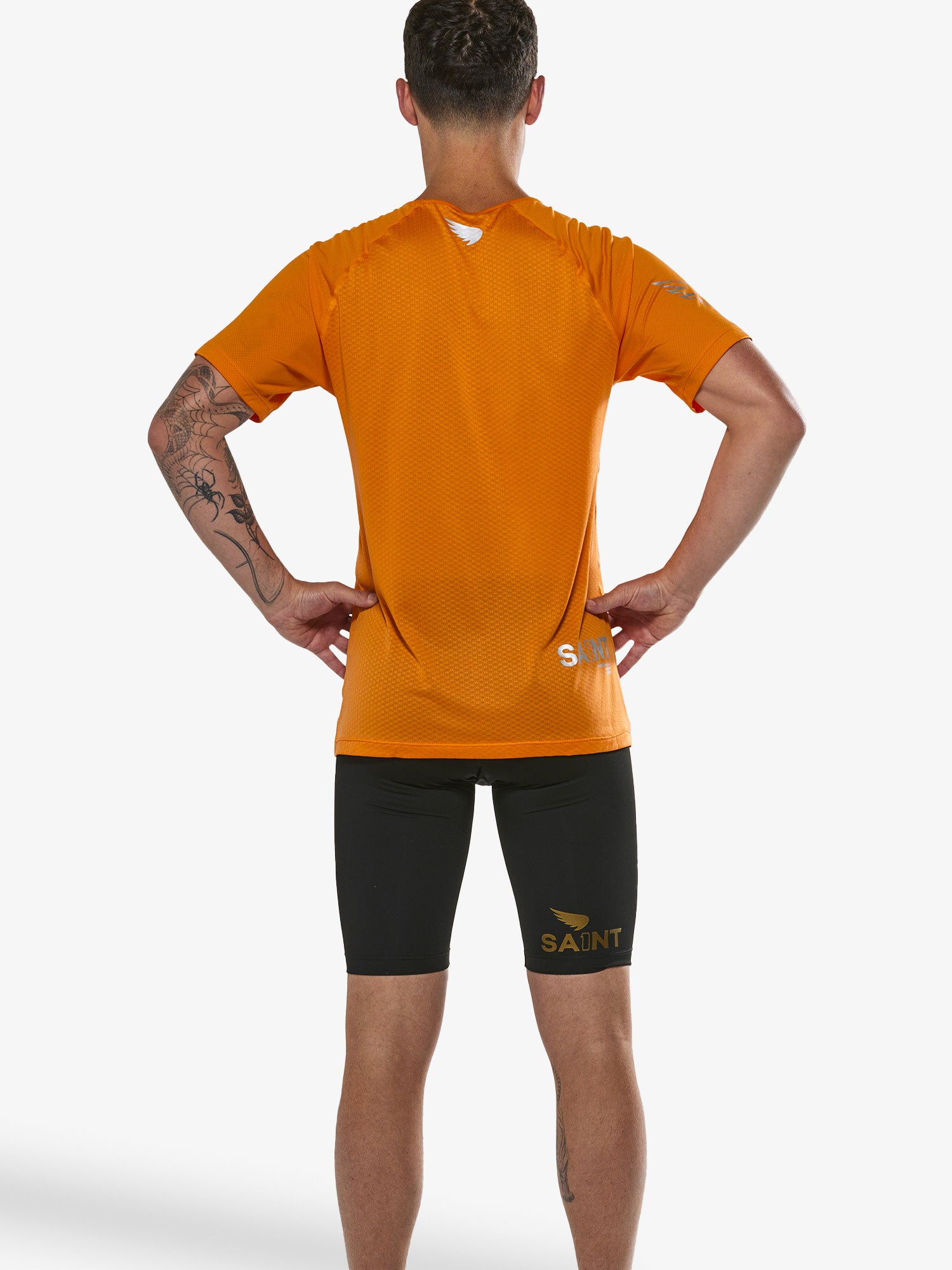 Men's P1 Elite Run Top - Orange