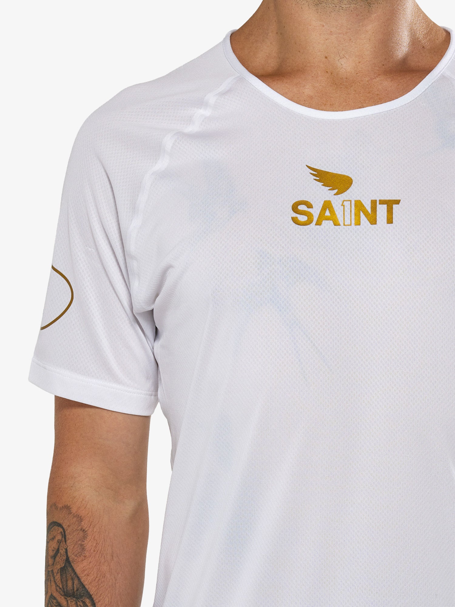 Men's P1 Elite Run Top - White