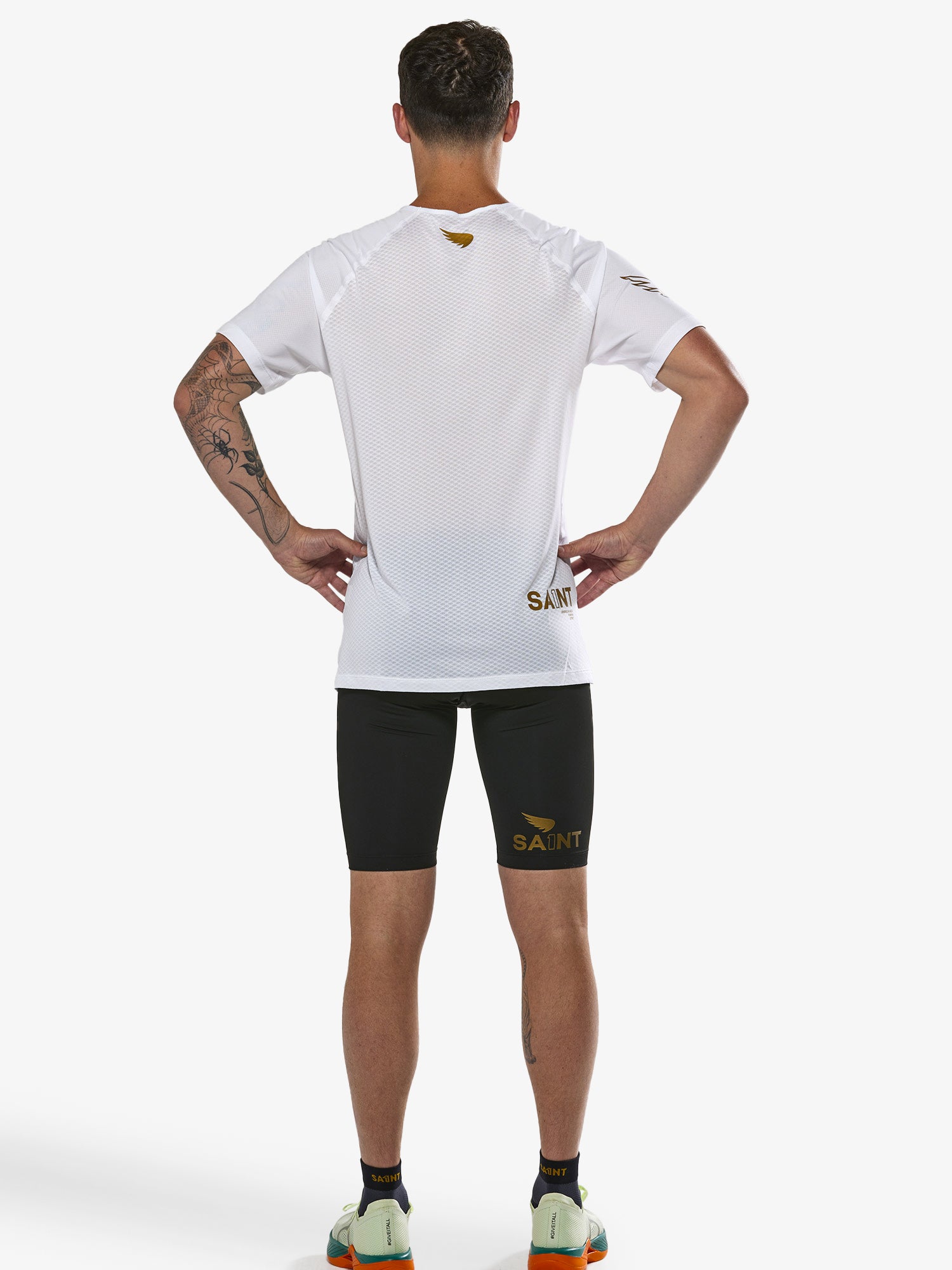Men's P1 Elite Run Top - White