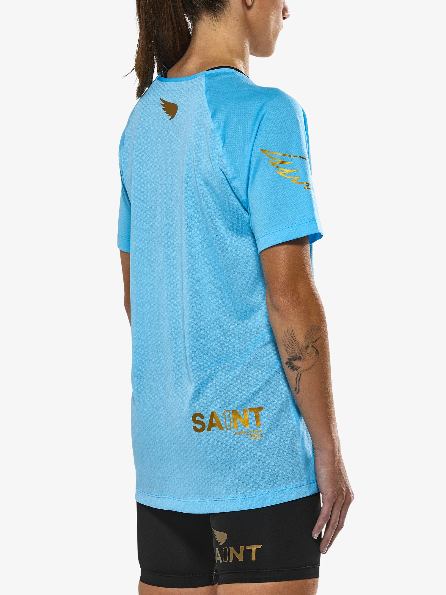 Women's P1 Elite Run Top - Light Blue