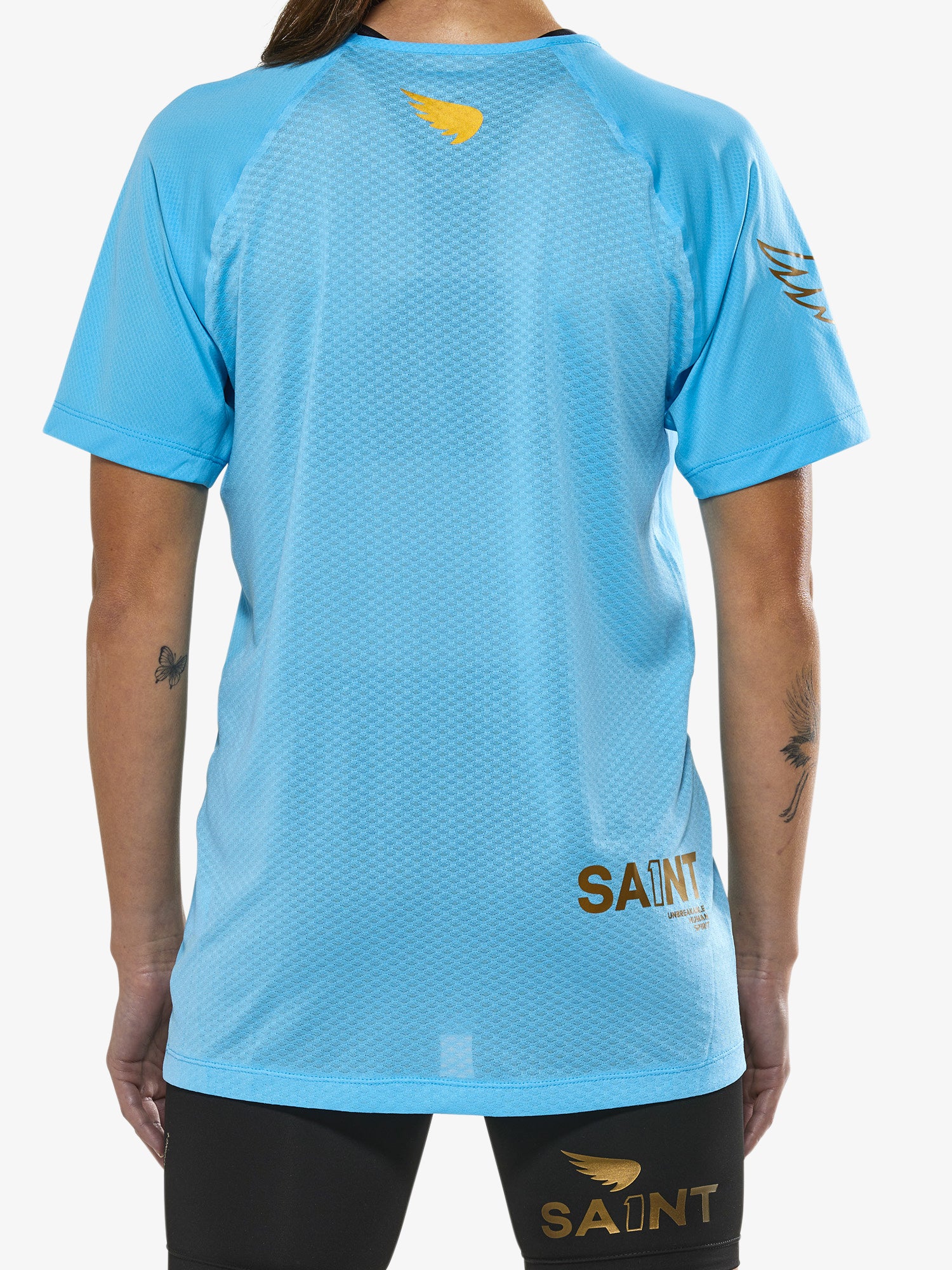 Women's P1 Elite Run Top - Light Blue