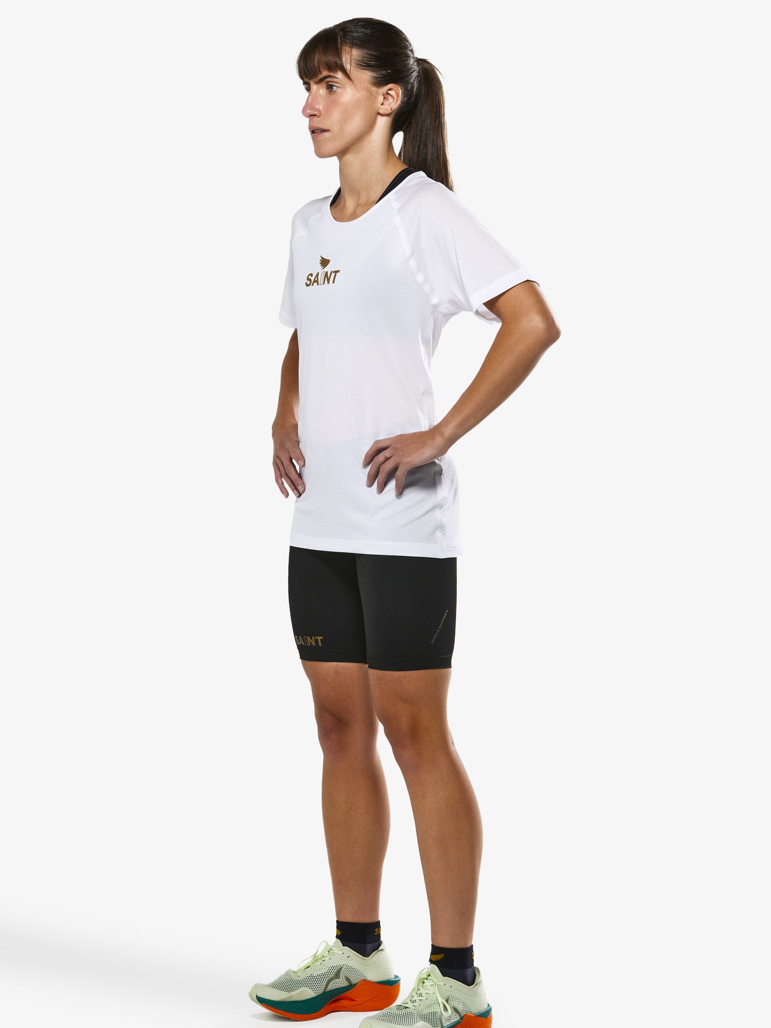 Women's P1 Elite Run Top - White