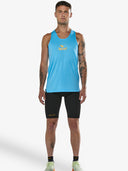 Men's P1 Elite Run Singlet | Light Blue