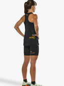 Women's P1 Elite Run Singlet | Black