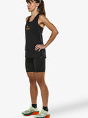 Women's P1 Elite Run Singlet | Black