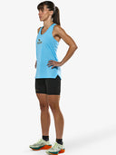 Women's P1 Elite Run Singlet | Light Blue