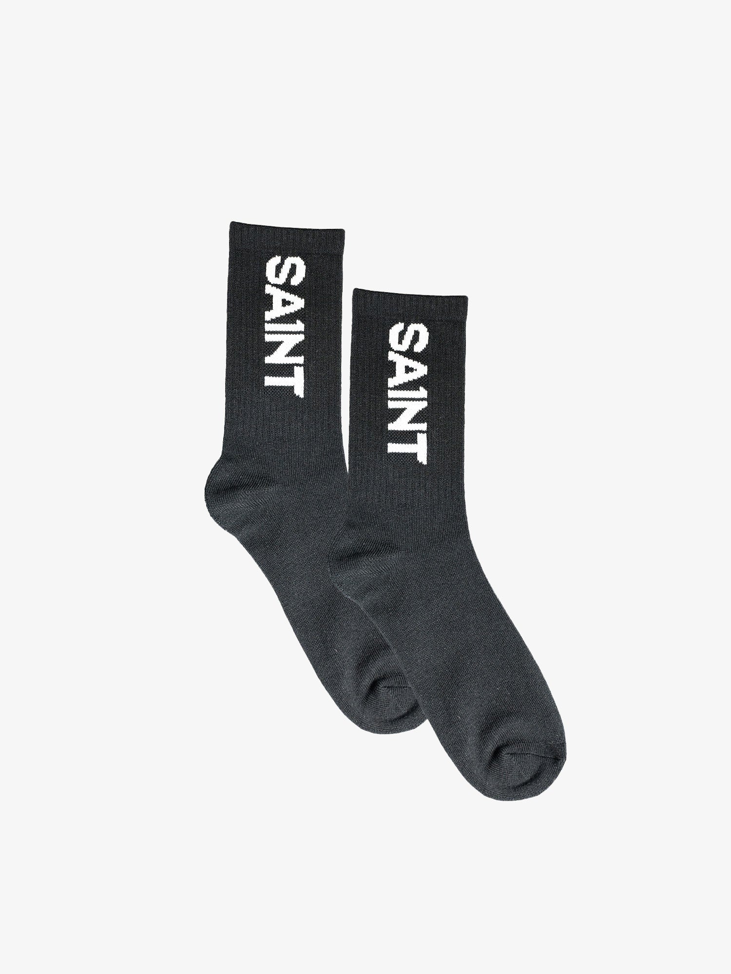 SA1NT Bamboo Crew Socks, 3 Pack - Black