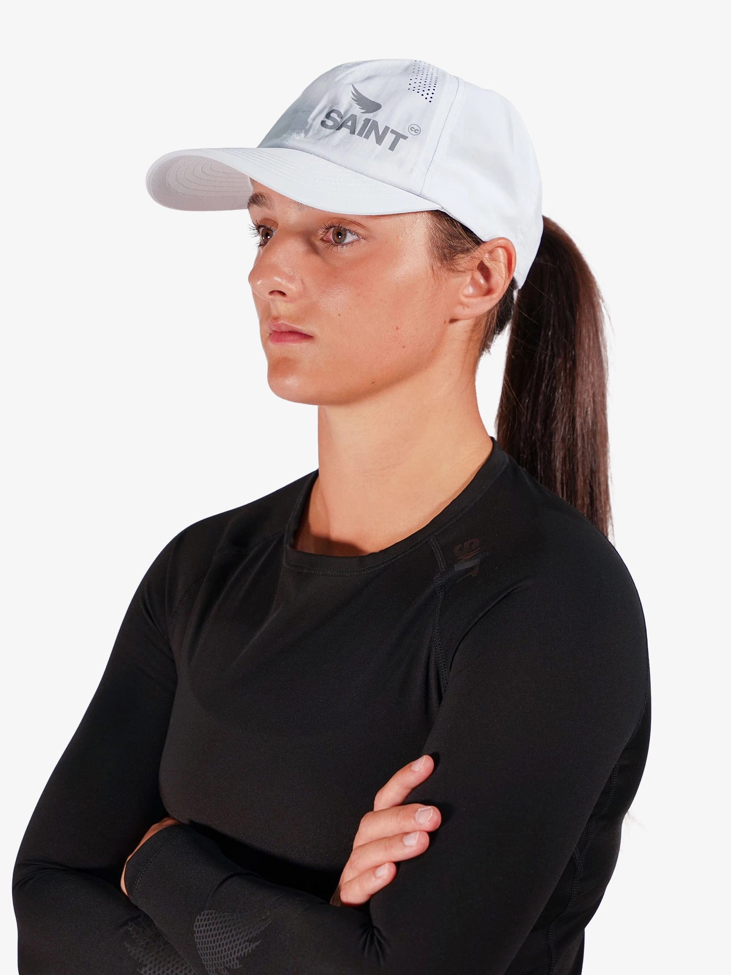 Unisex Run Cap - White