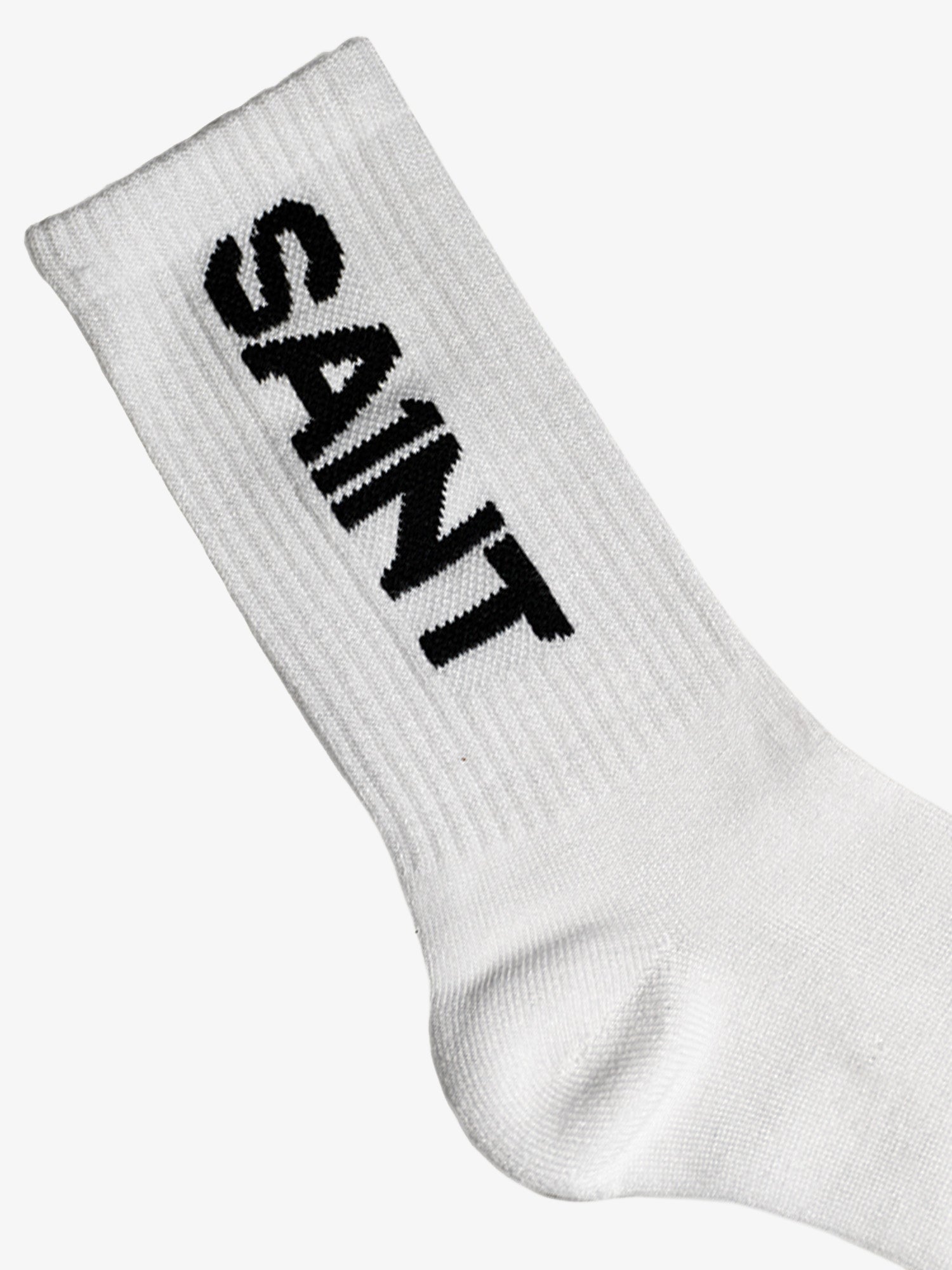 Unisex SA1NT Bamboo Crew Socks - White