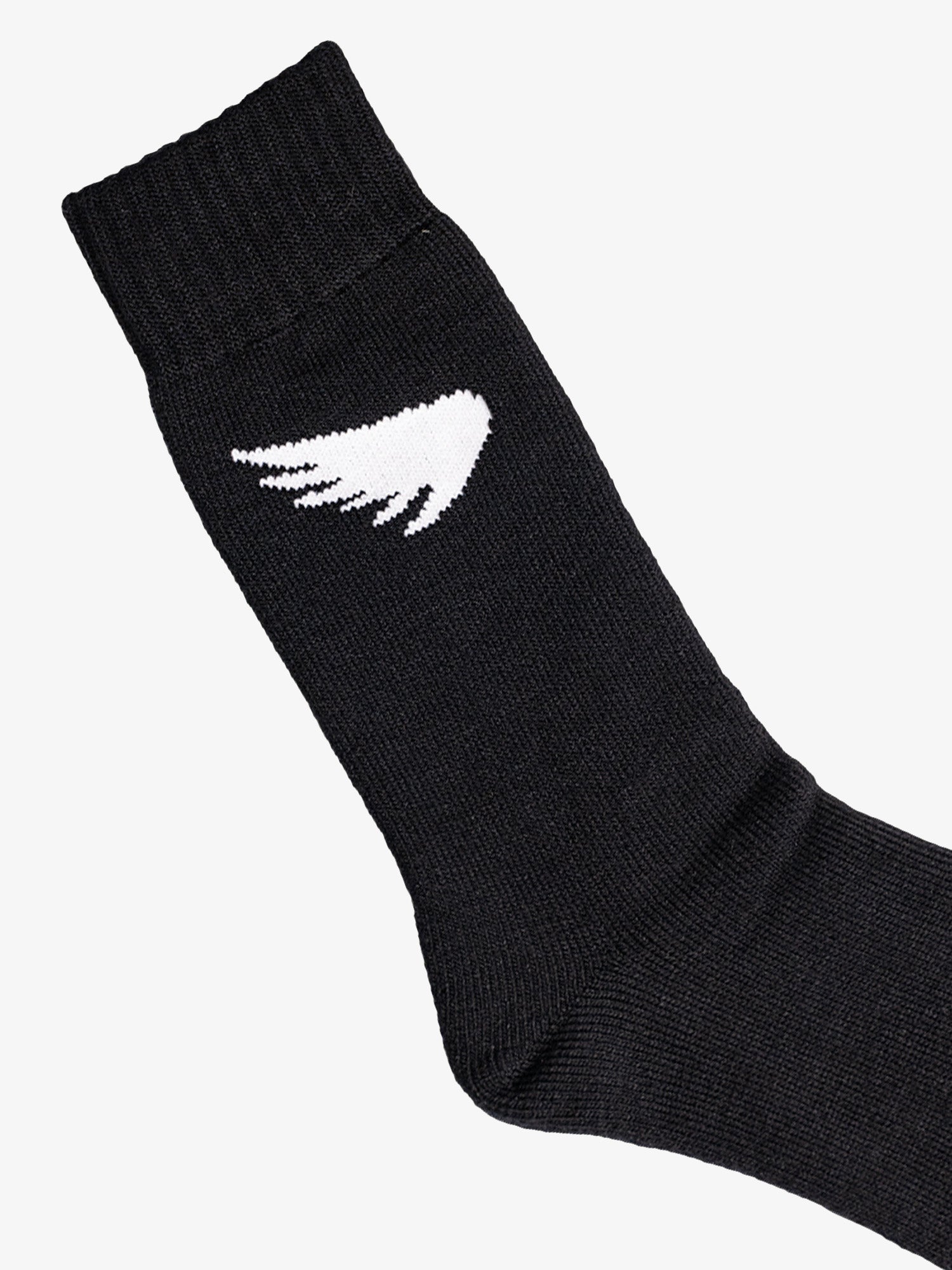 Unisex SA1NT Winter Bamboo Crew Socks - Black