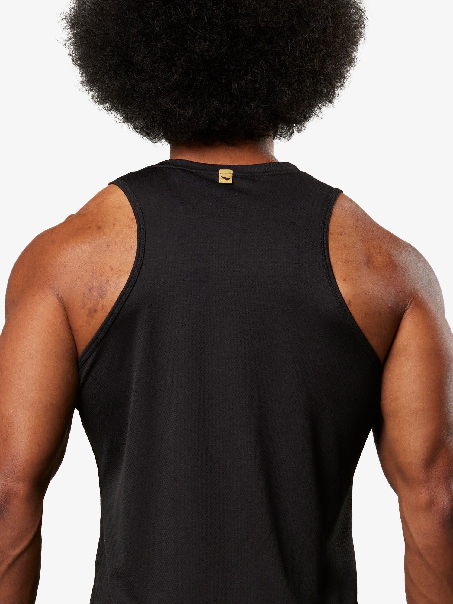 Men's Run Singlet - Black