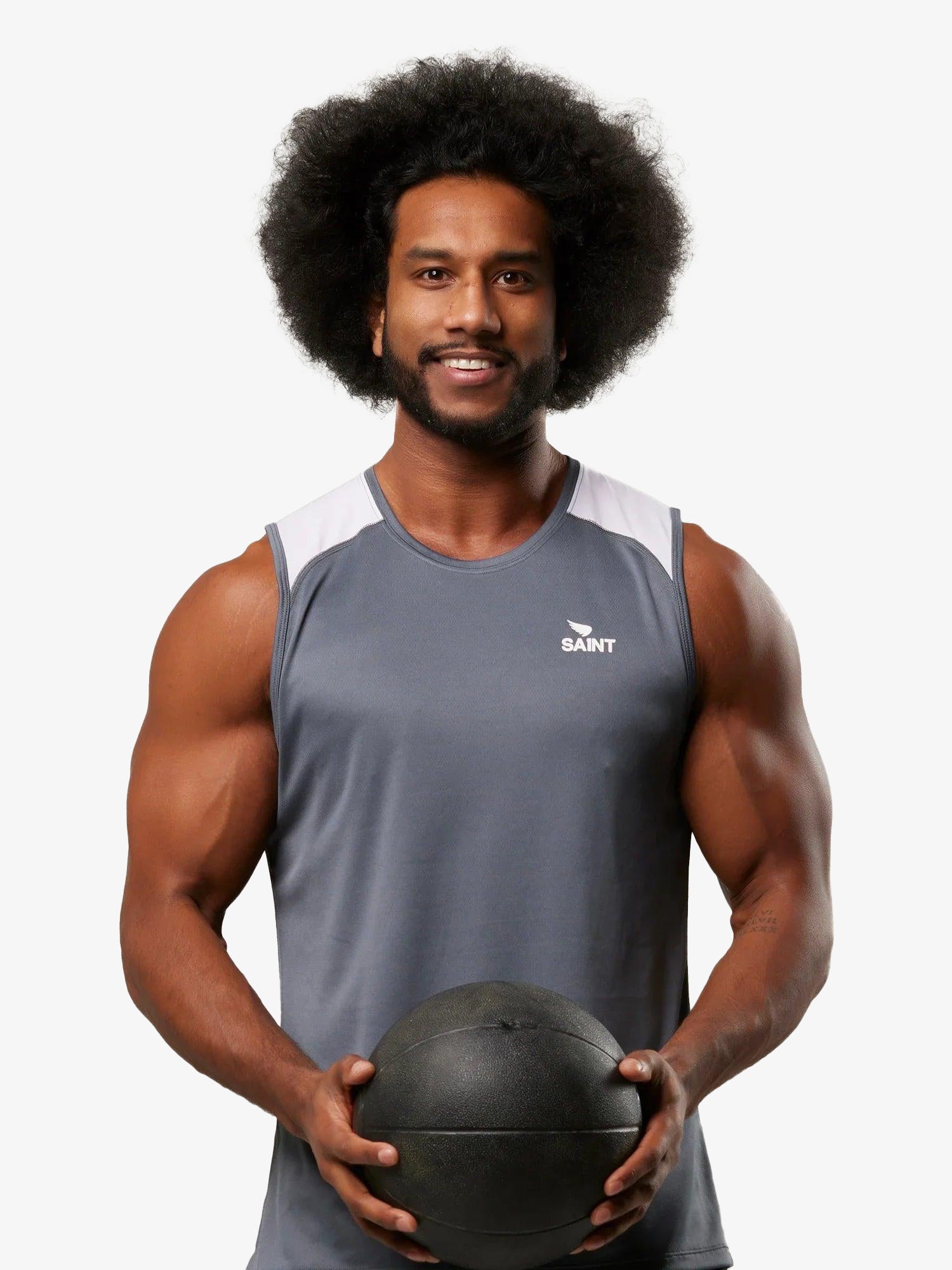 Men's Training Tank - Grey