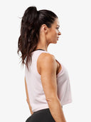 Women's Cropped Training Tank | Pink