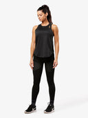 Women's Hi-Neck Training Tank | Black