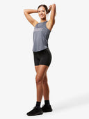 Women's Hi-Neck Training Tank | Grey