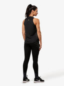 Women's Hi-Neck Training Tank | Black