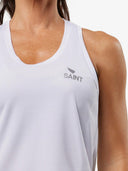 Women's Running Racerback Top | White