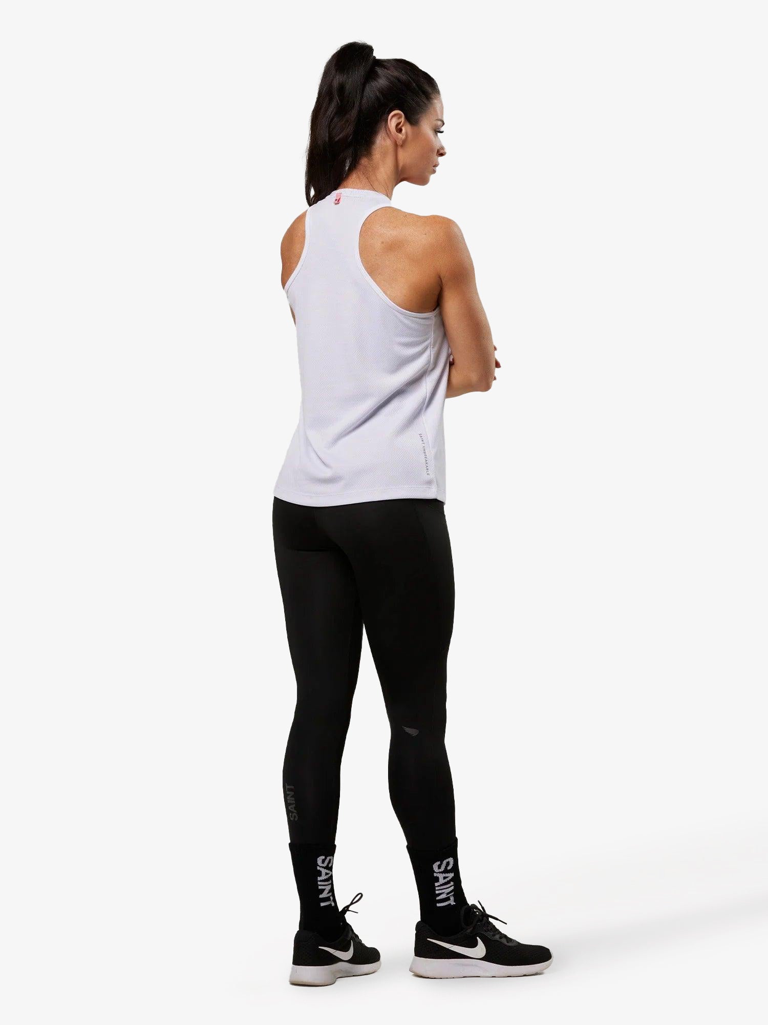 Women's Running Racerback Top - White