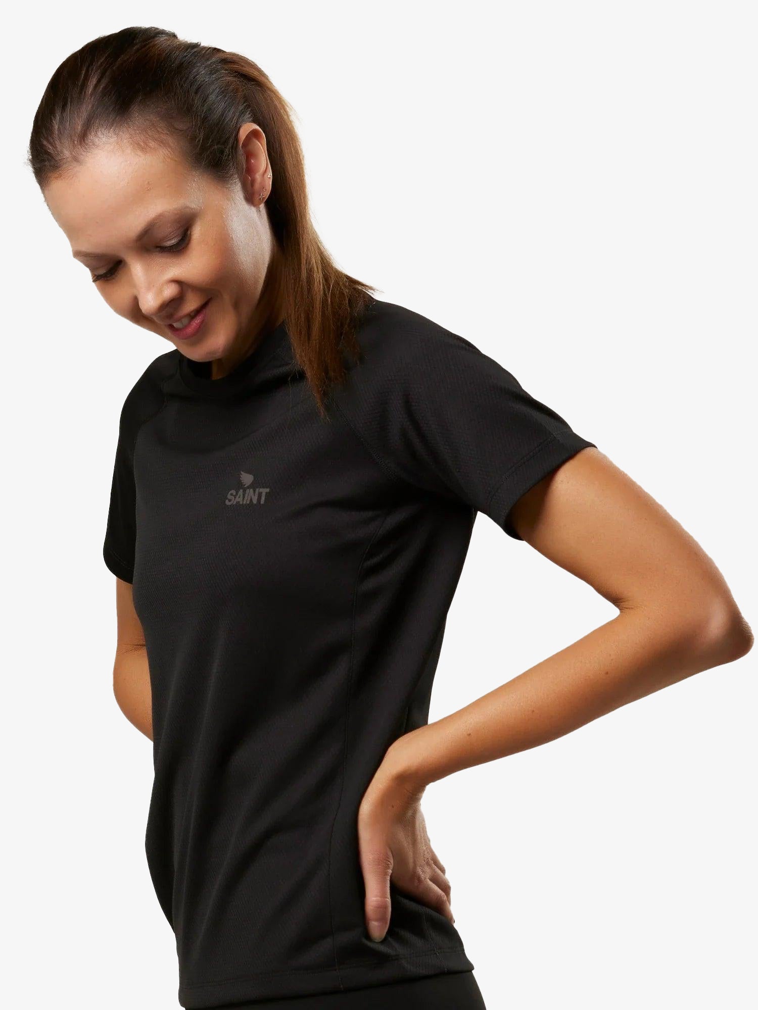 Women's Running T-shirt - Black