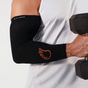 Woman wearing compression sportswear