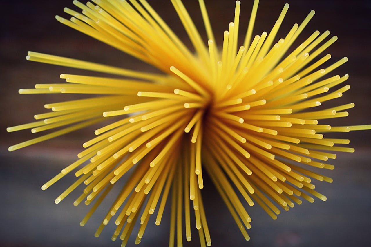 Raw Spaghetti Pasta