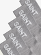 SA1NT Bamboo Crew Socks, 5 Pack | Grey