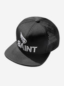 Saint 3D Logo Mesh Snapback - Black