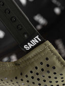 Saint 3D Logo Mesh Snapback - Black