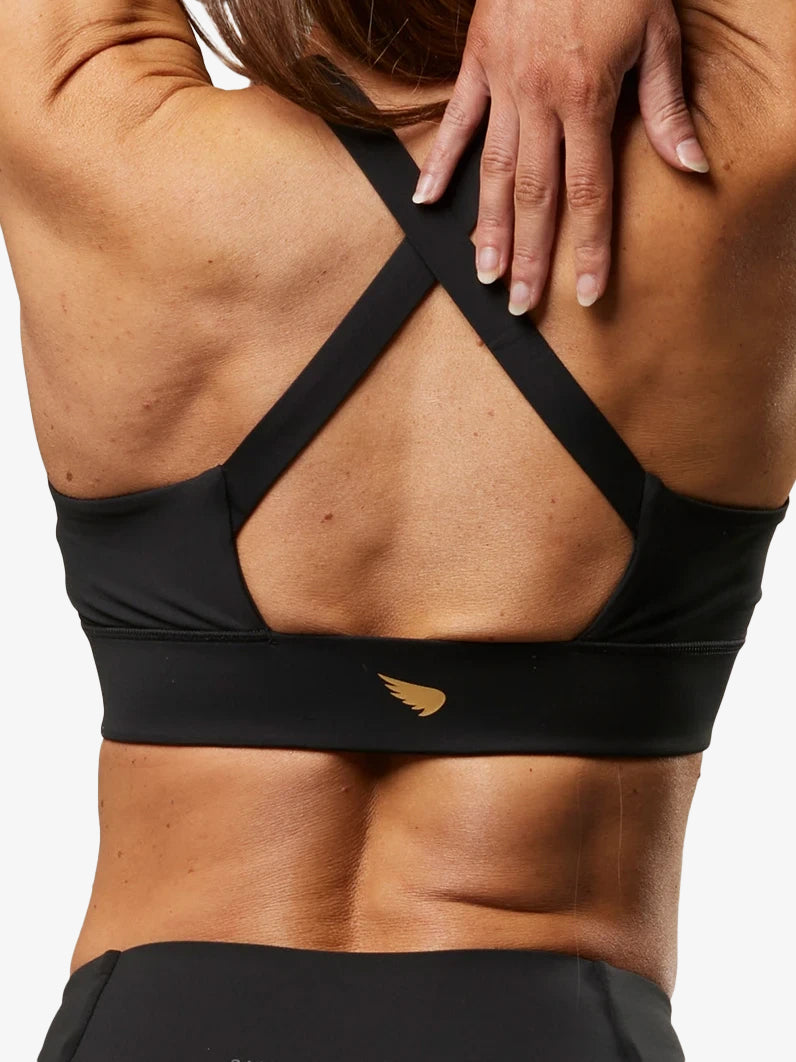 Women&#39;s Training Crop Top - Black