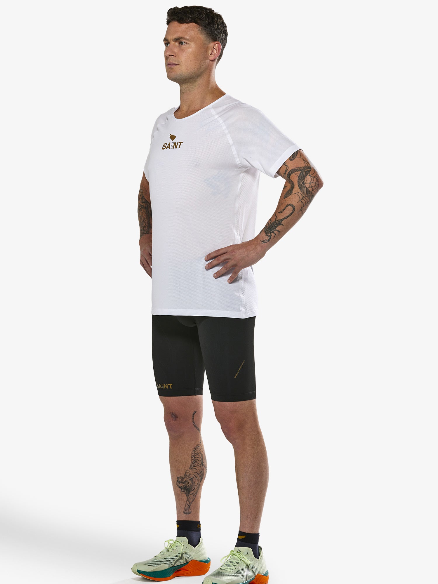 Men&#39;s P1 Elite Run Top - White