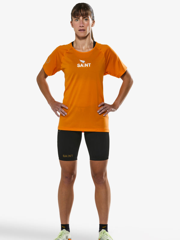 Women's P1 Elite Run Top - Orange