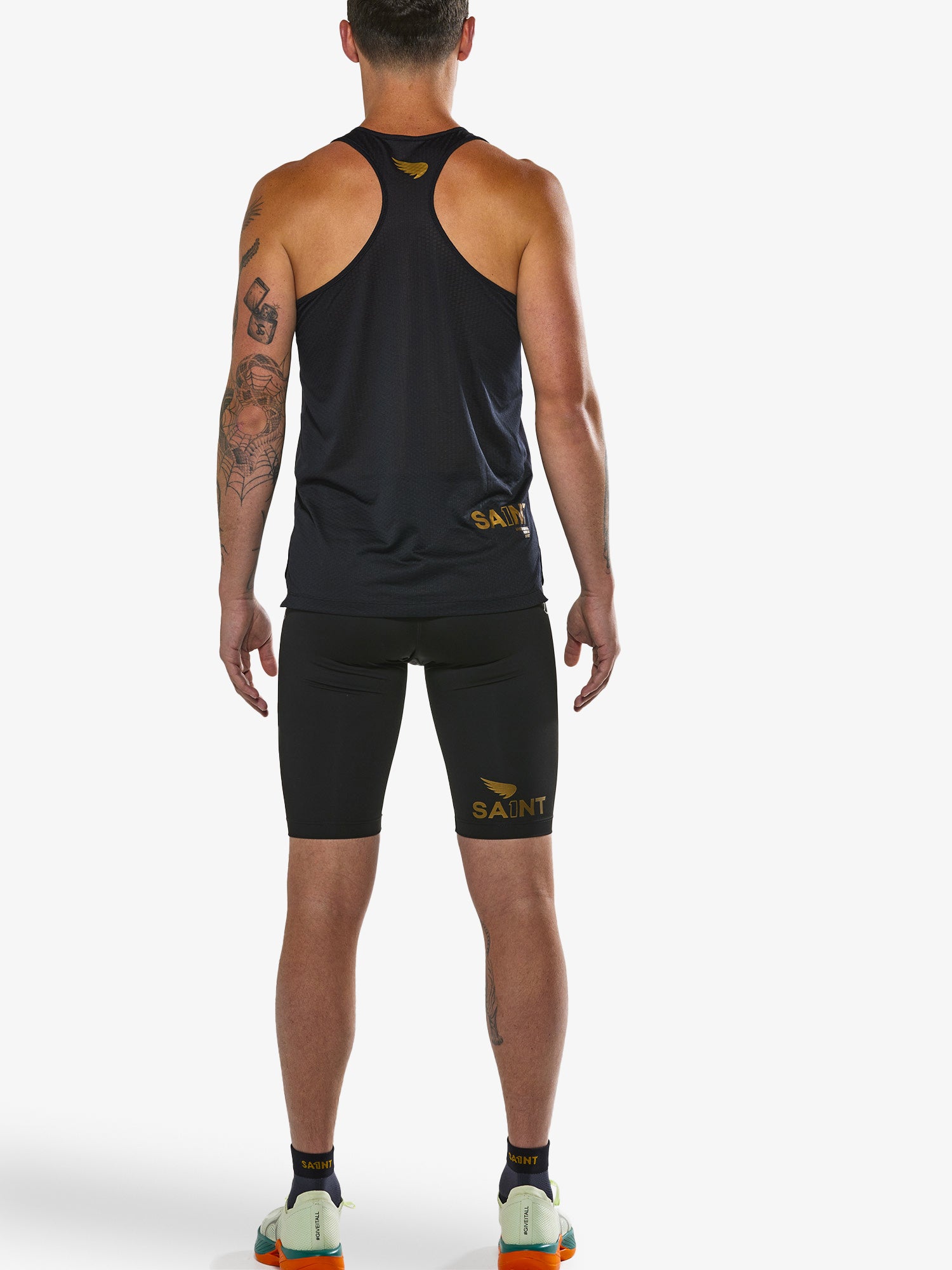 Men&#39;s P1 Elite Run Singlet - Black
