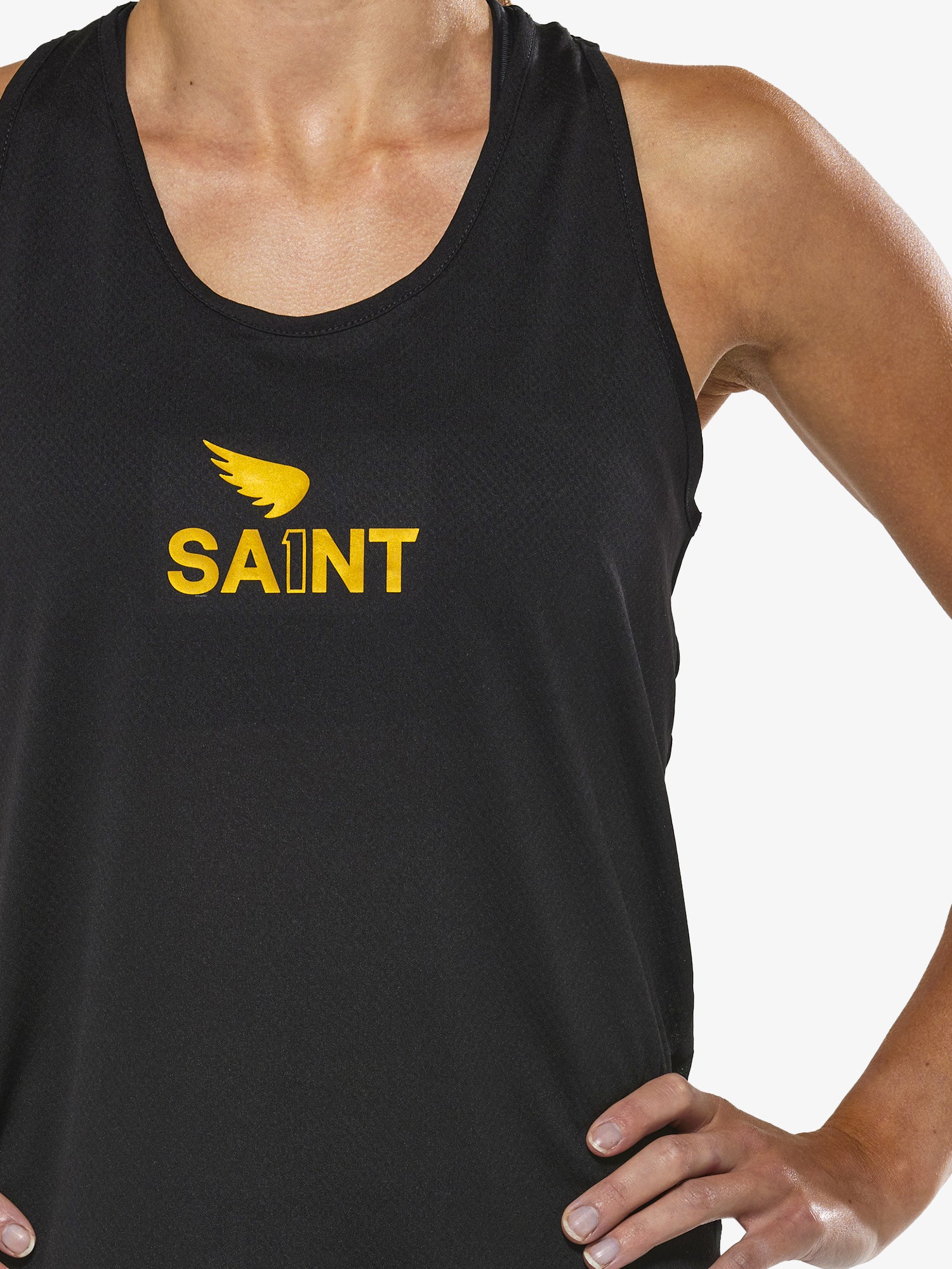 Women&#39;s P1 Elite Run Singlet - Black