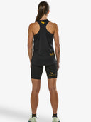 Women's P1 Elite Run Singlet | Black