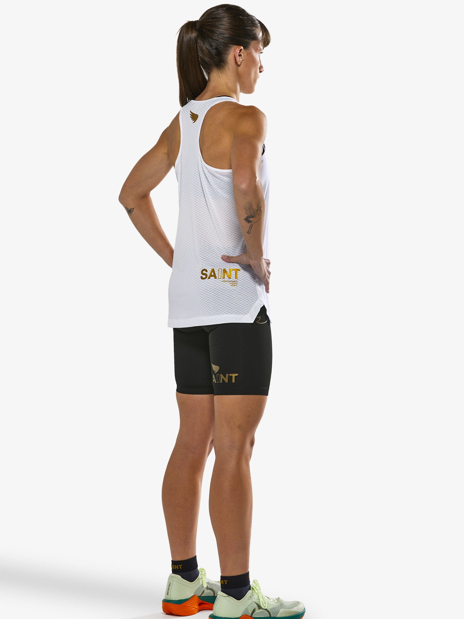 Women&#39;s P1 Elite Run Singlet - White