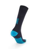 Compression Race Socks | Charocal/Blue