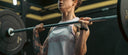 Woman lifting weights
