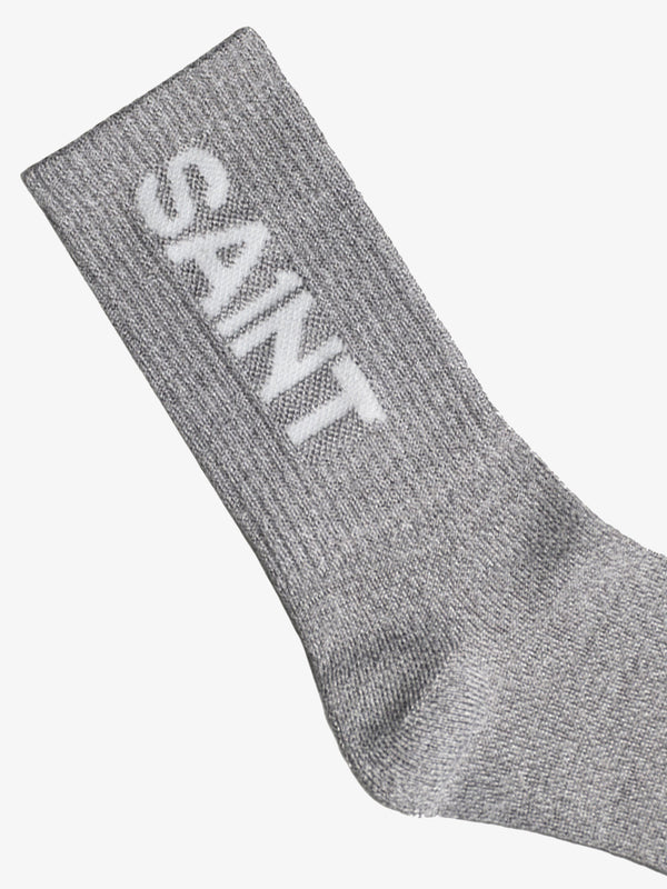 Unisex SA1NT Bamboo Crew Socks - Grey