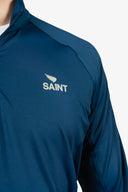 Men's SA1NT 1/4 Zip Thru Top | Navy