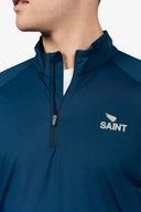 Men's SA1NT 1/4 Zip Thru Top | Navy