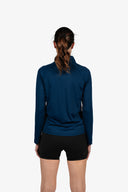 Women's SA1NT 1/4 Zip Thru Top | Navy
